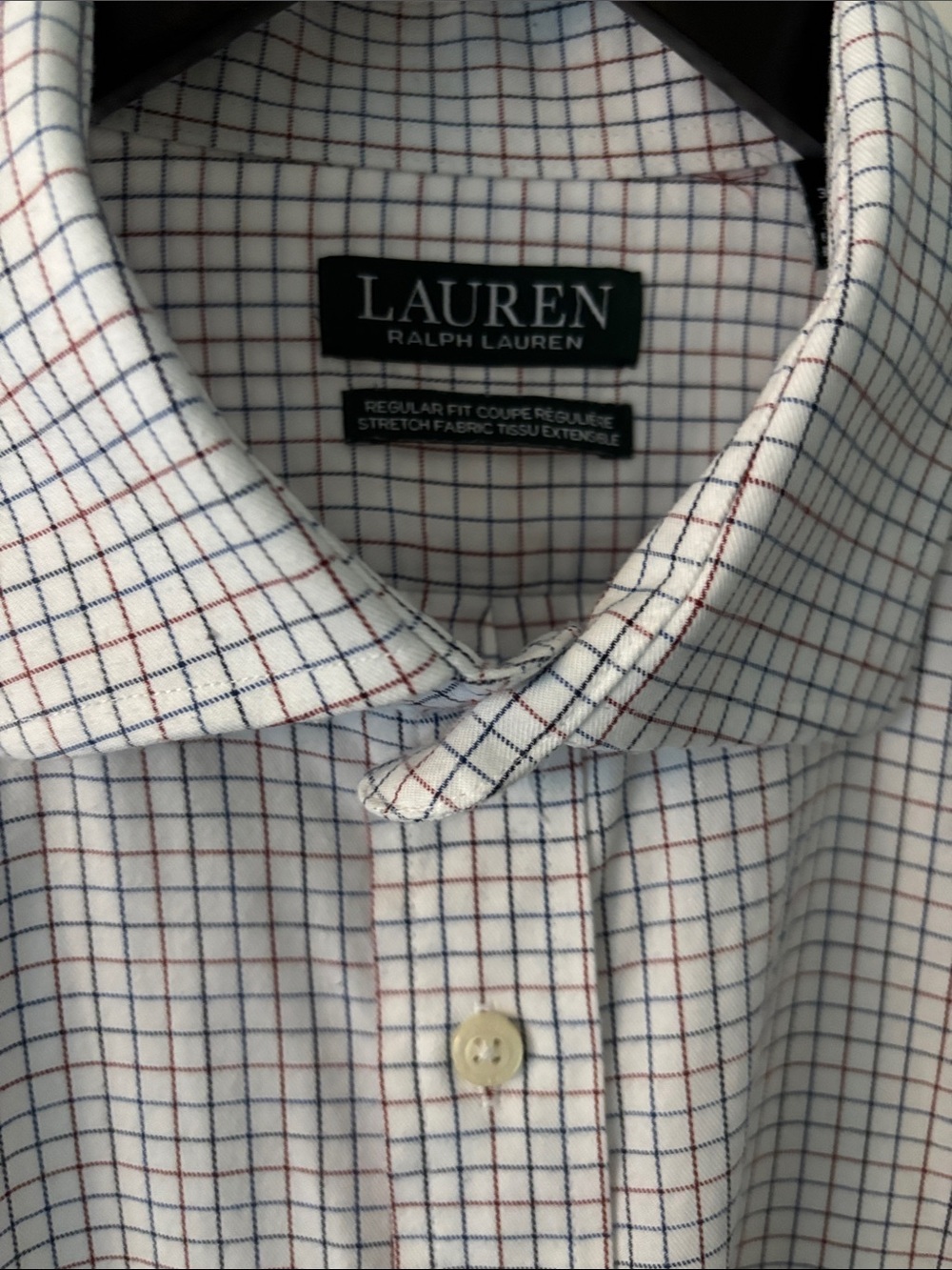 Lauren Ralph Lauren Men’s L/S Mini Windowpane Check Shirt 16½–34/35